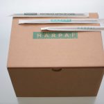 Cutie 400 de paie de băut din hârtie ambalate individual culoare natur